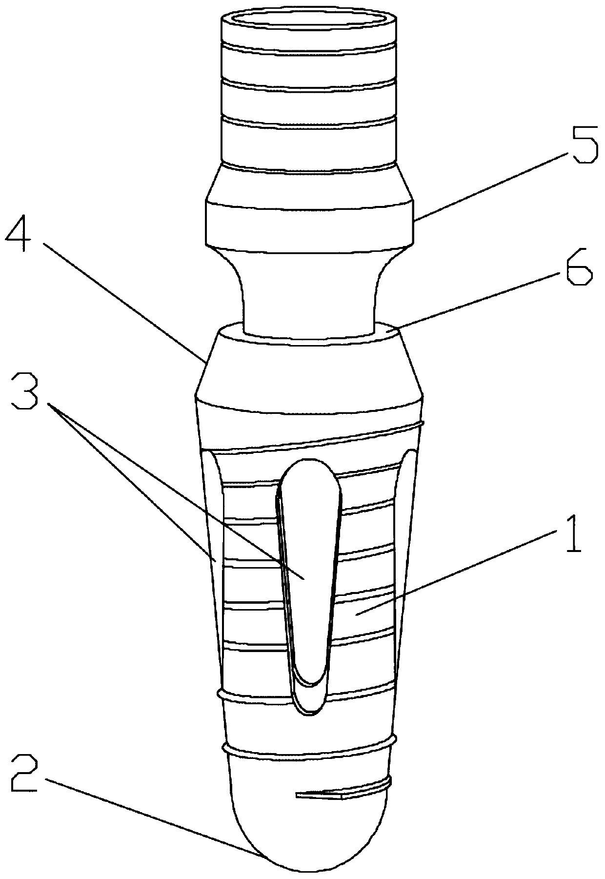 Light-emitting oral implant