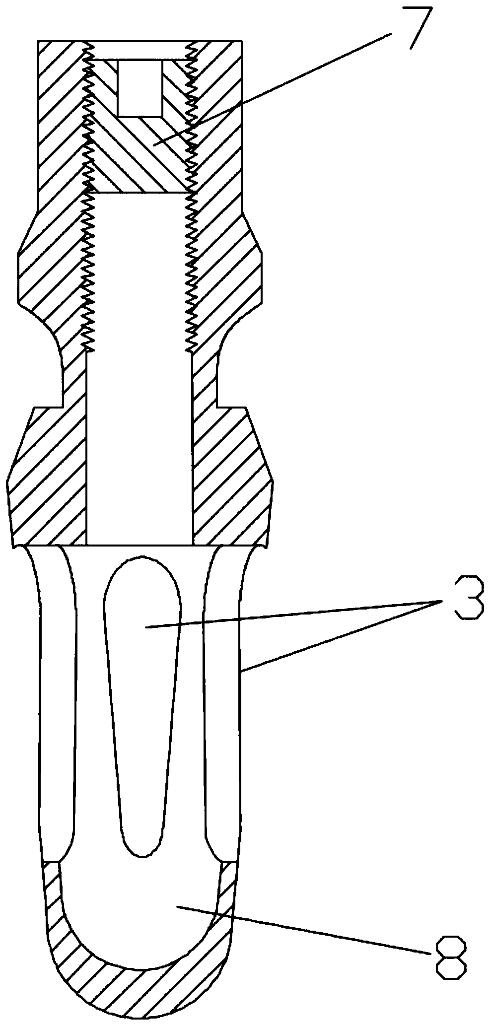 Light-emitting oral implant