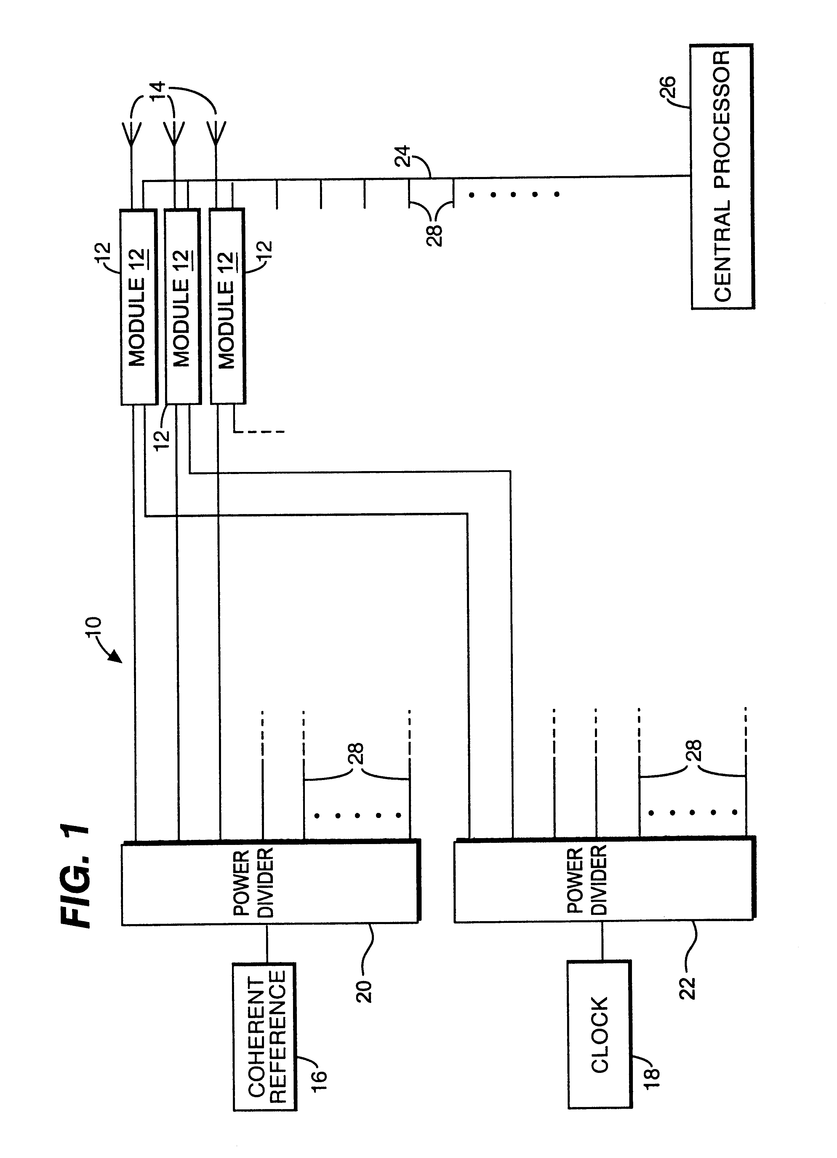 Circuit module for a phased array