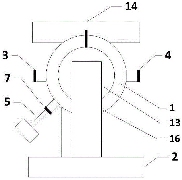 In-situ temperature loading device for neutron diffraction