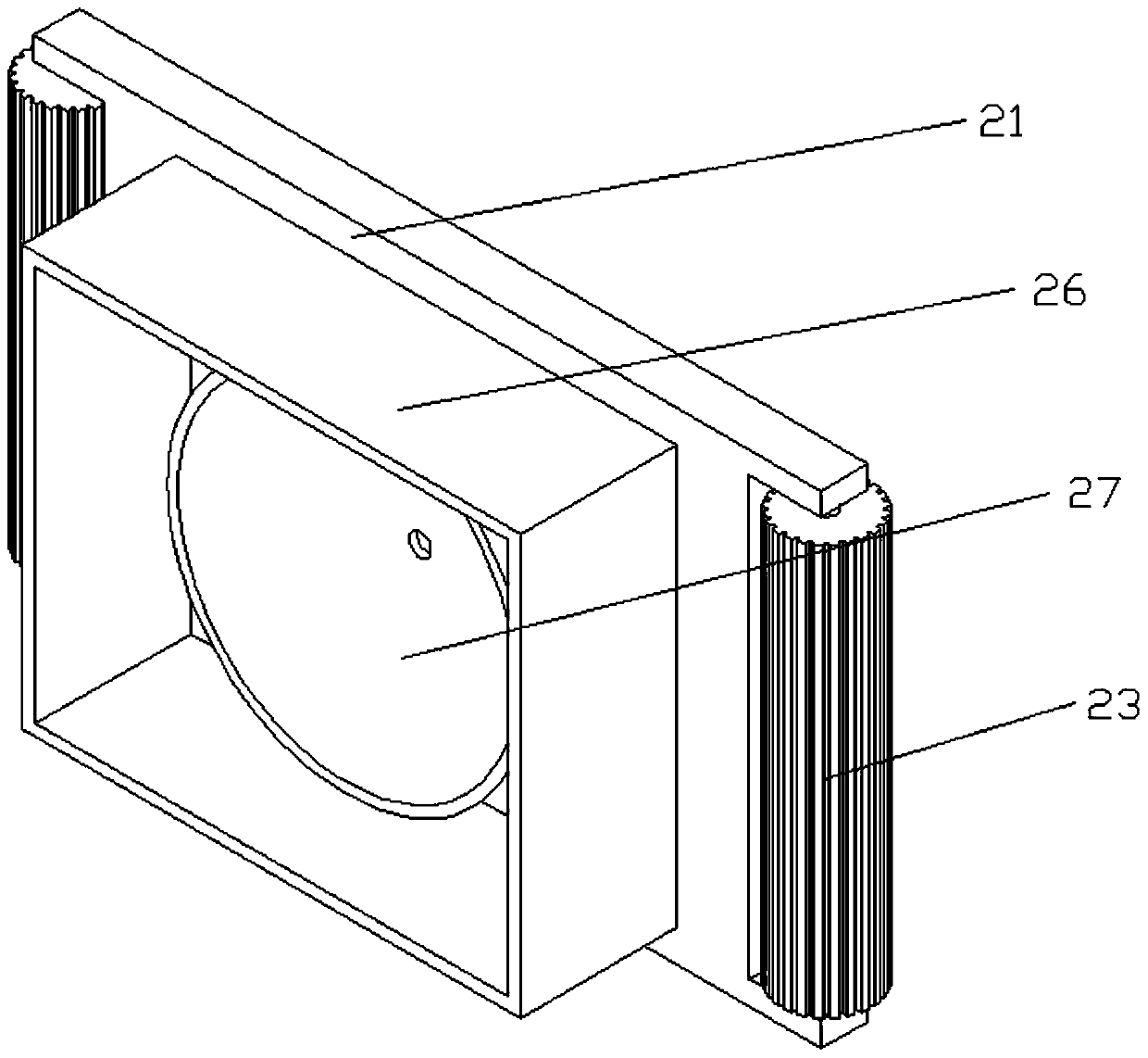 Shell surface polishing equipment for appliance processing