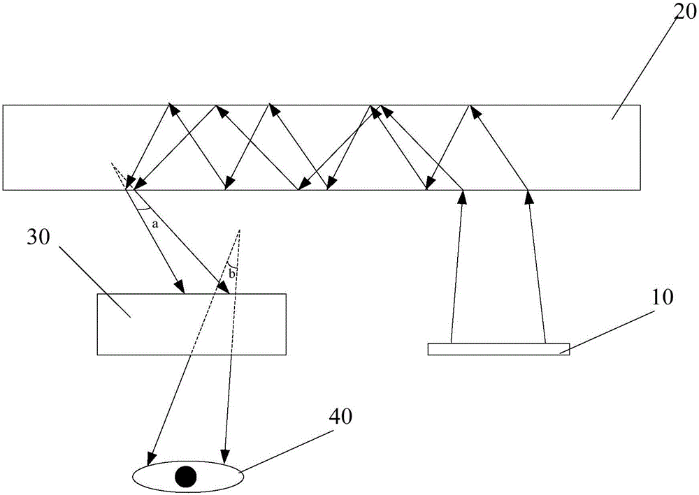 Head-worn display device