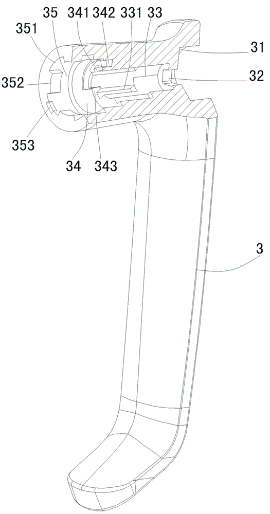 Safe-guard door lock handle structure