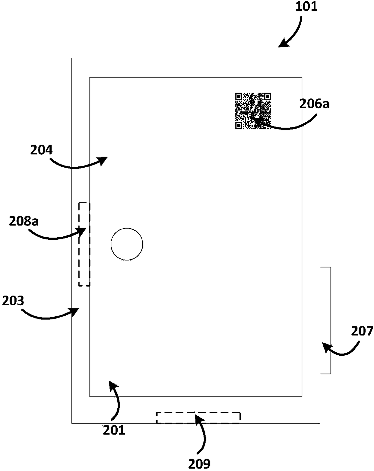 Logistics container and management system and method thereof