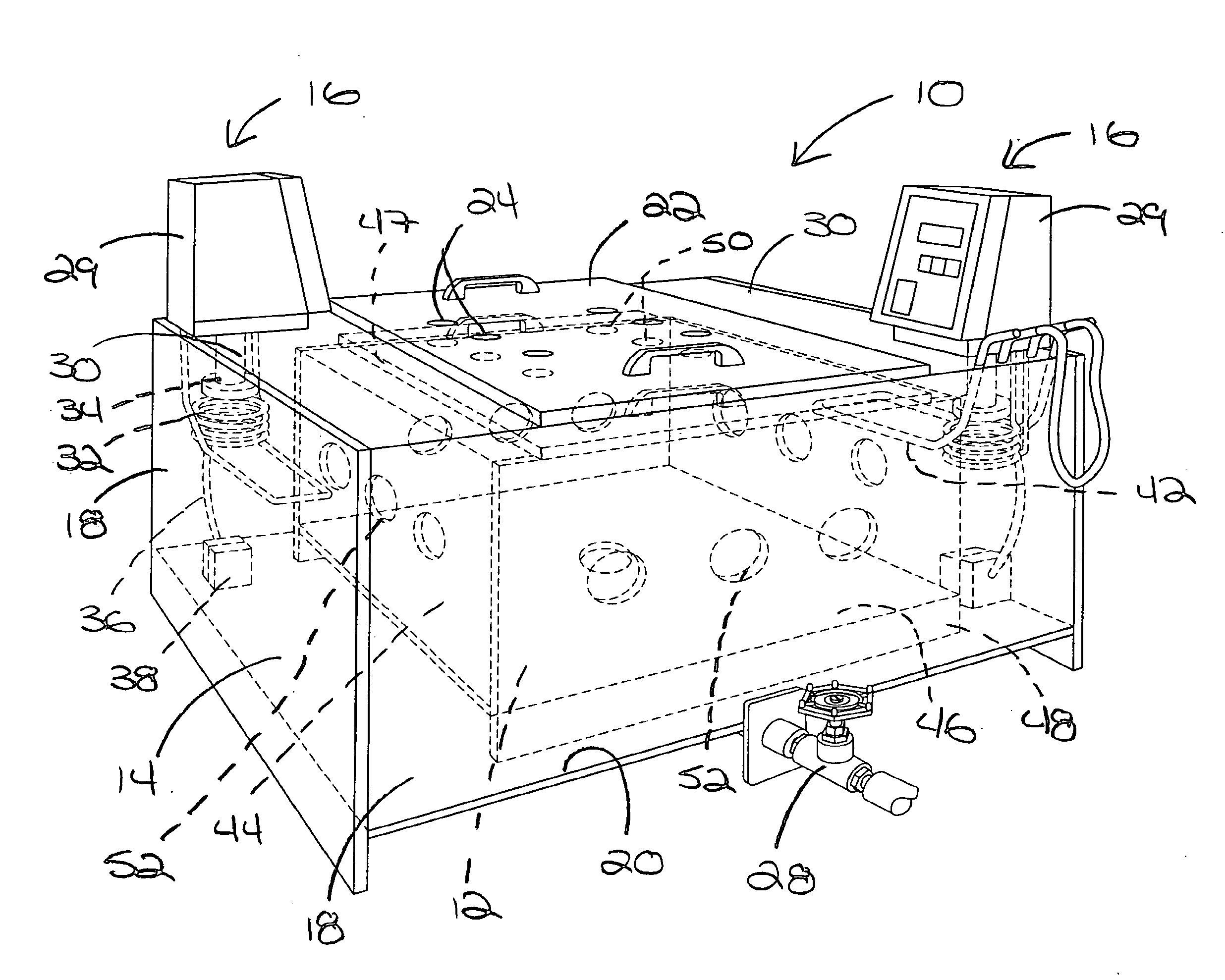 Apparatus for producing a biomimetic coating on a medical implant