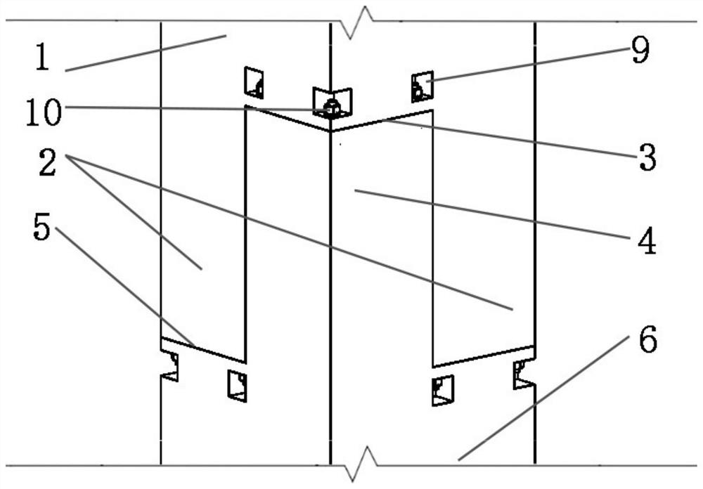 Assembly type PC column-column tenon type bolt connection joint