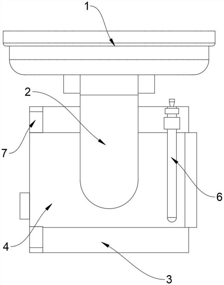 LCD projection device for reducing external dust erosion based on music teaching