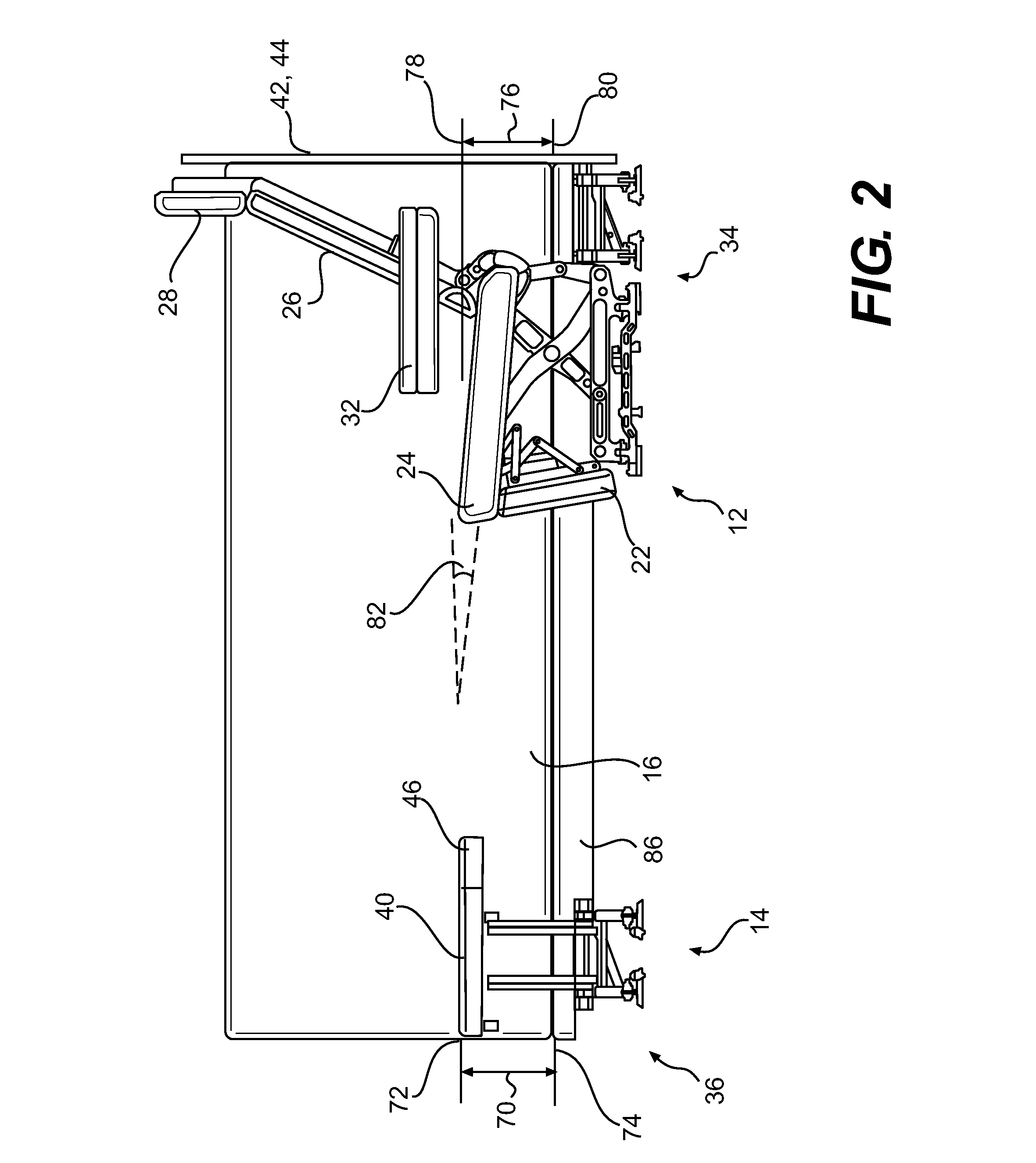 Seating arrangement convertible to a bunk bed