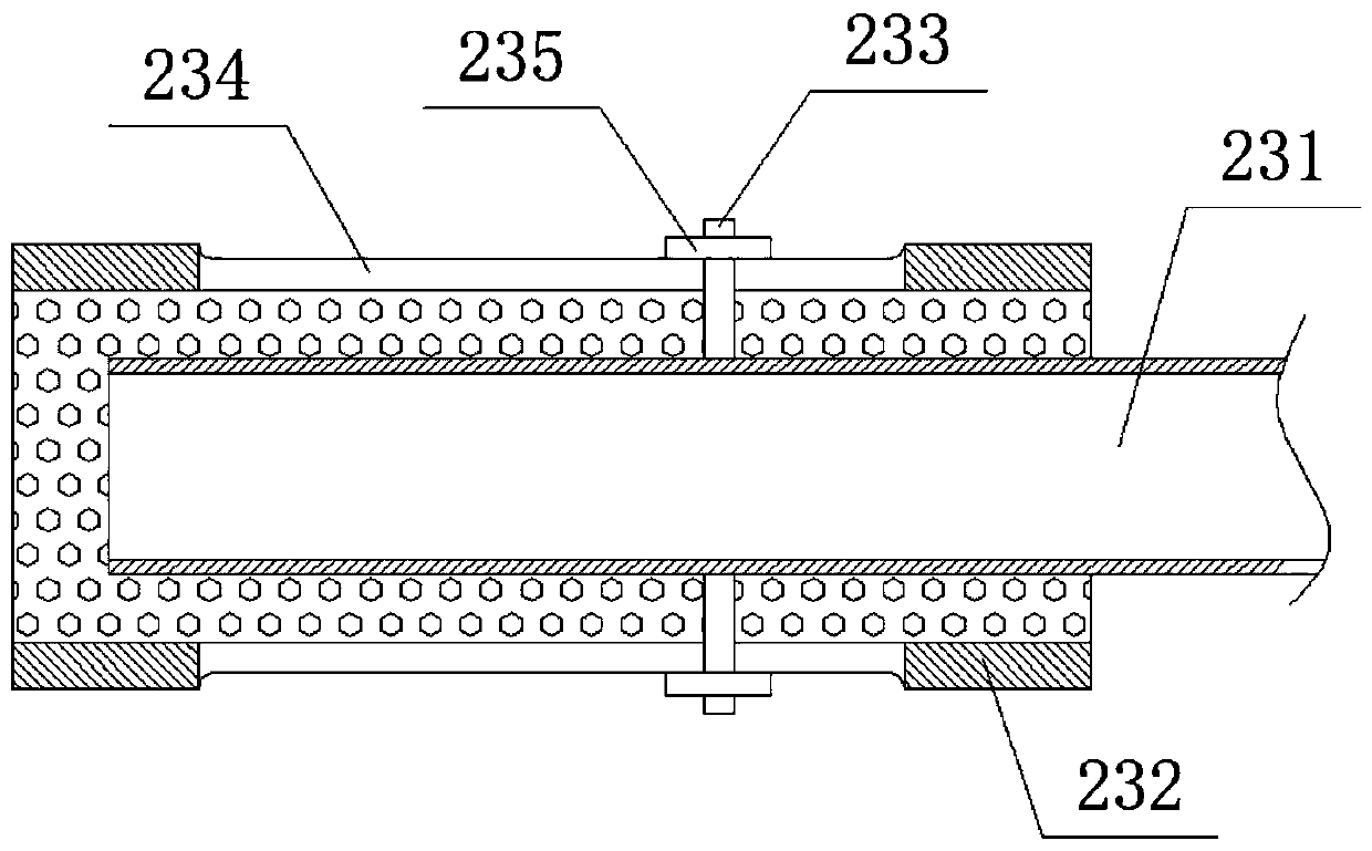 Transporting system for gypsum powder production