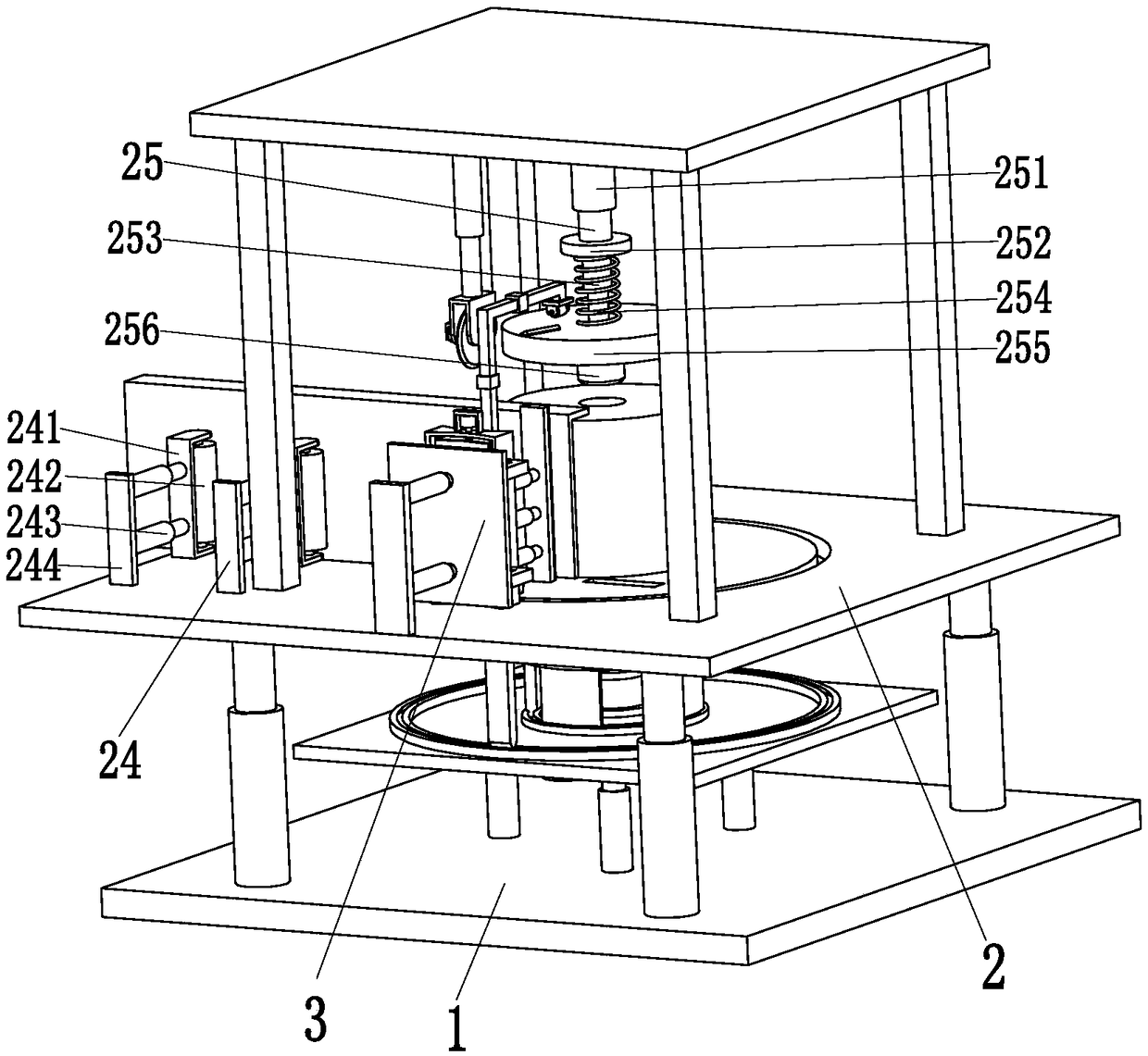 Automatic angle iron bending equipment for steel structure processing