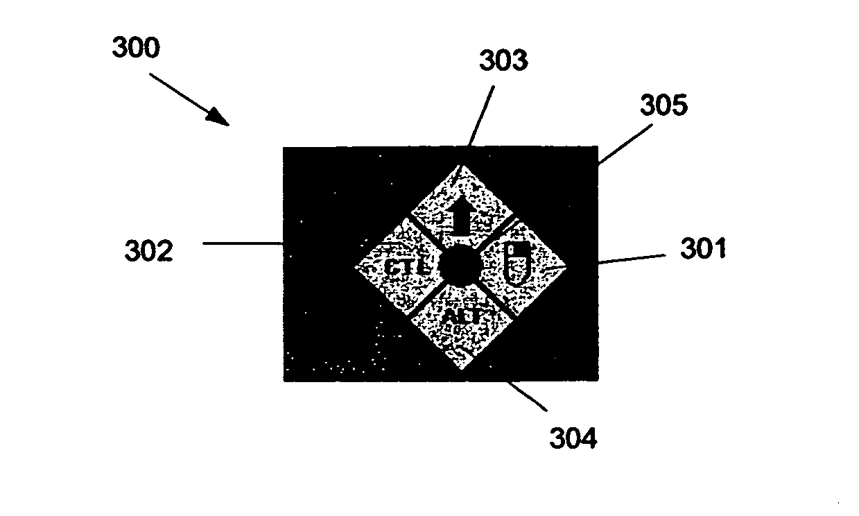 Two-button mouse input using a stylus