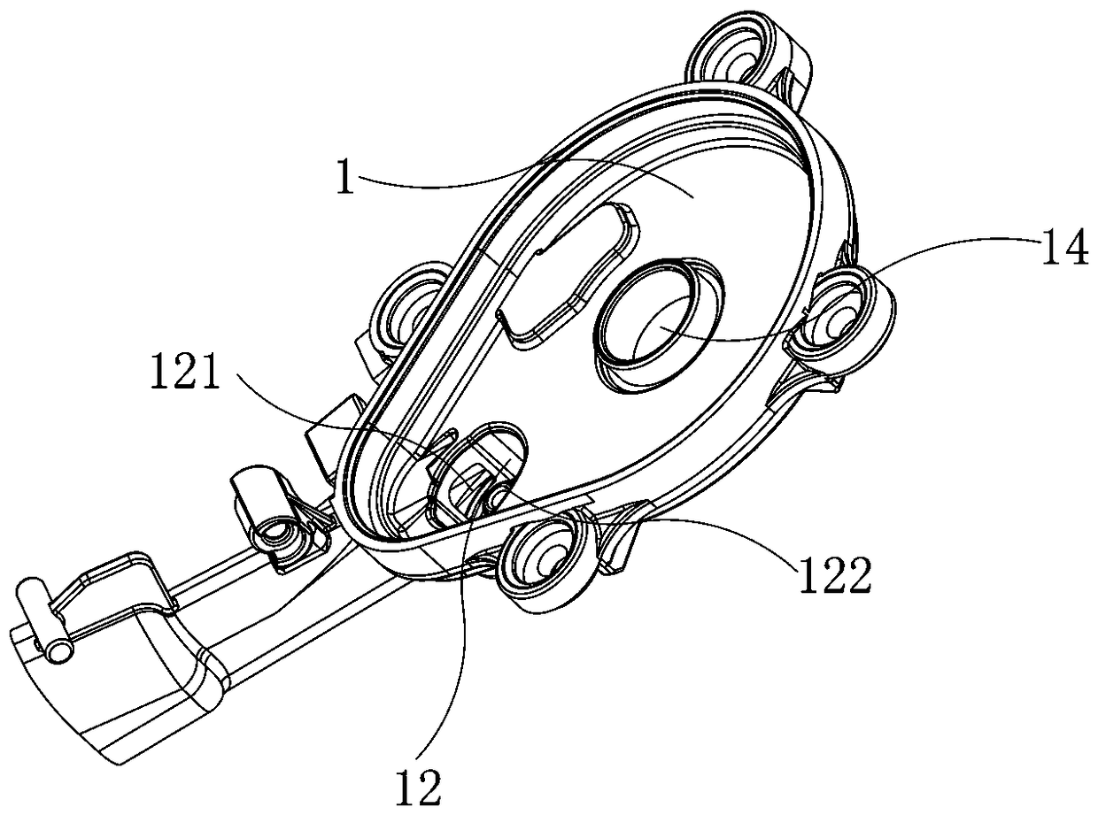 Shower head water-saving switching structure and shower head