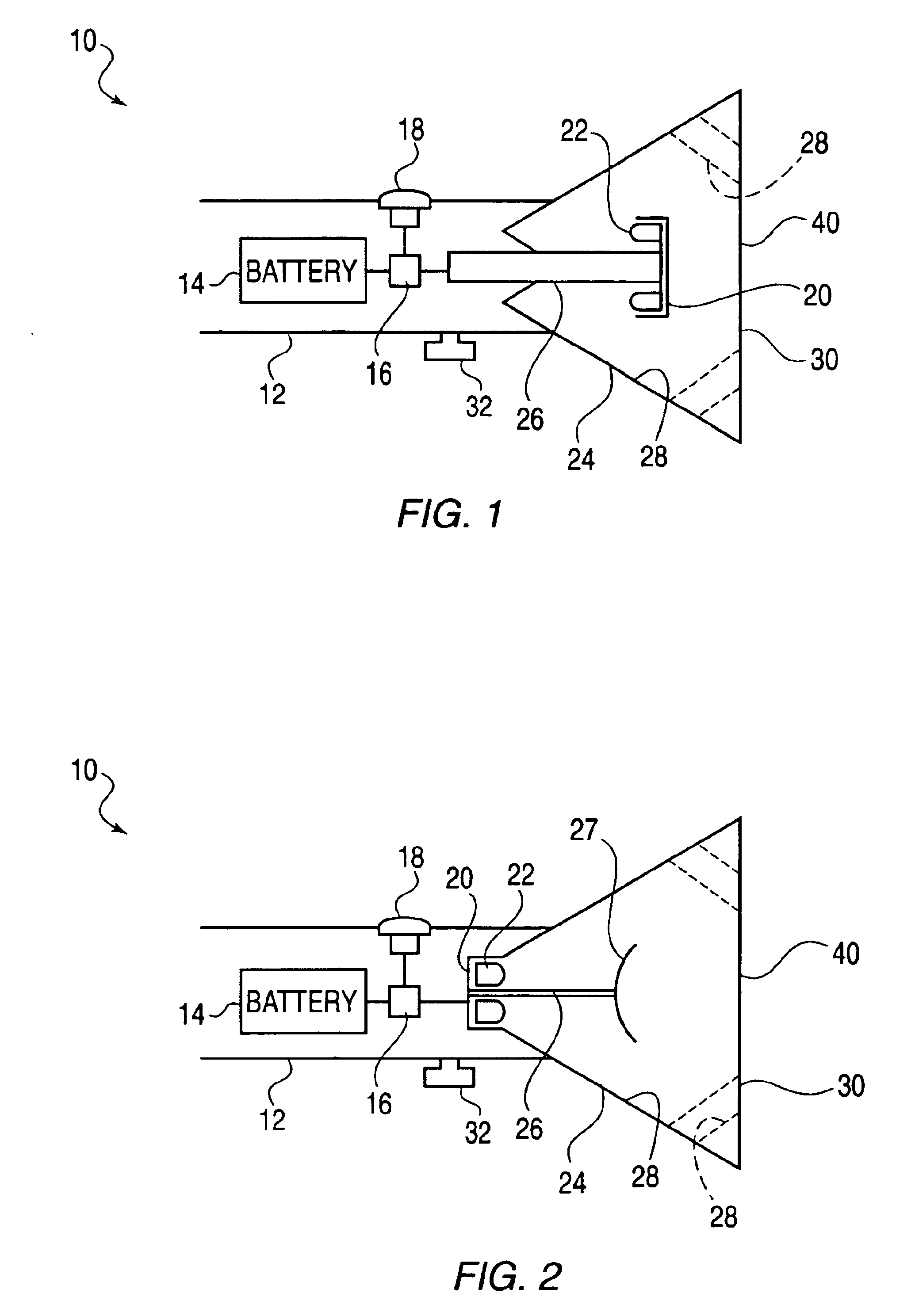 Light emitting diode (LED) flashlight