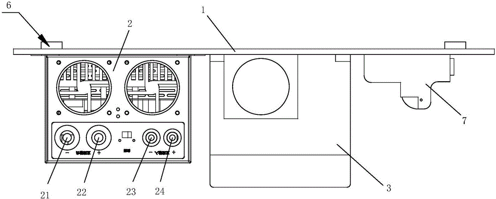 Frequency conversion and energy saving electric control assembly used for new-energy electric passenger vehicle alternating and direct current air conditioning system