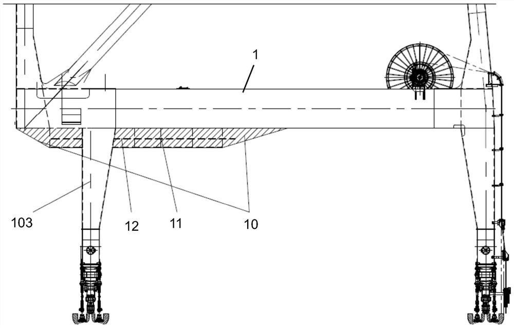 A method for changing gauge of cranes in service