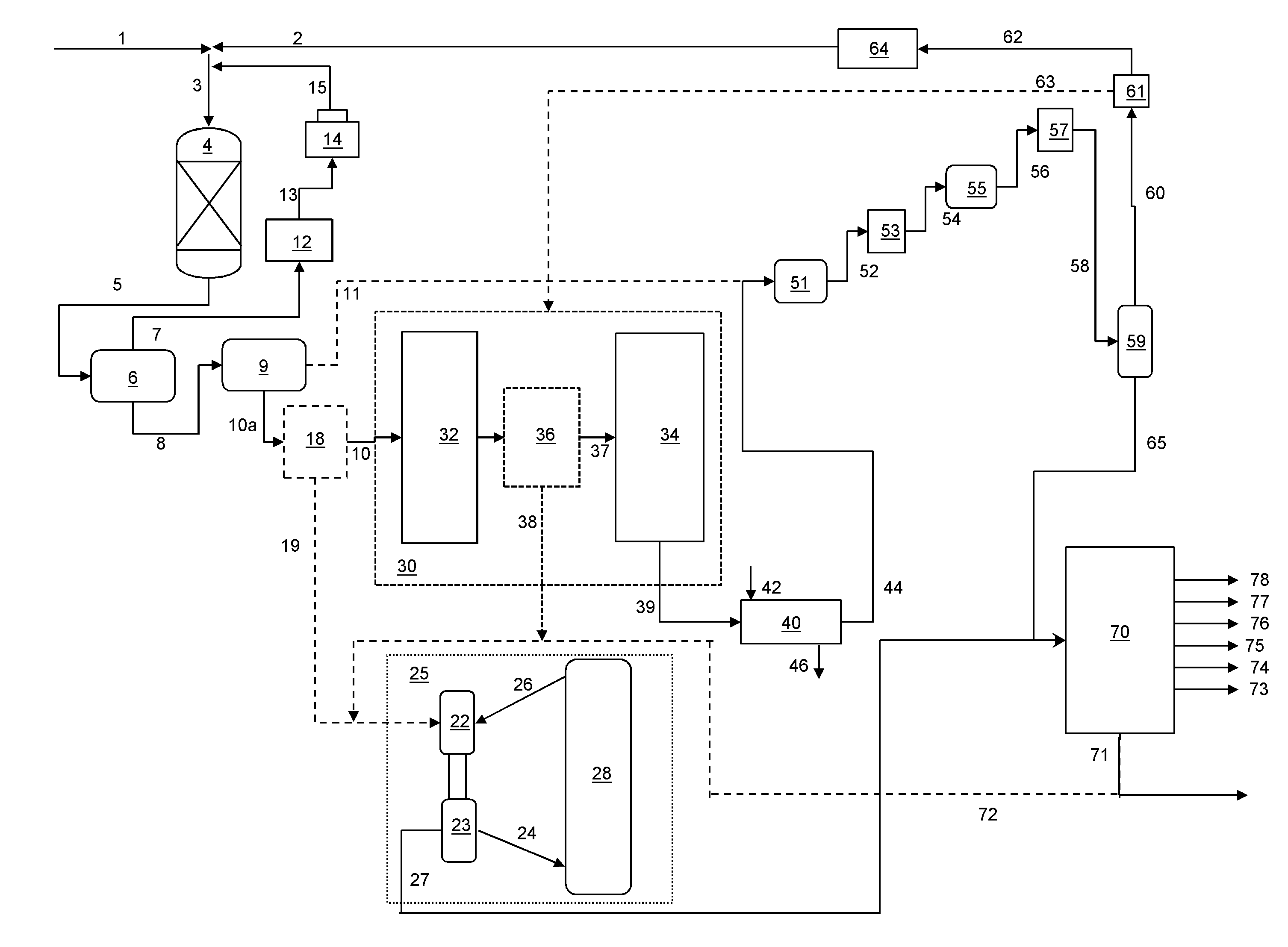 Integrated hydroprocessing, steam pyrolysis and catalytic cracking process to produce petrochemicals from crude oil