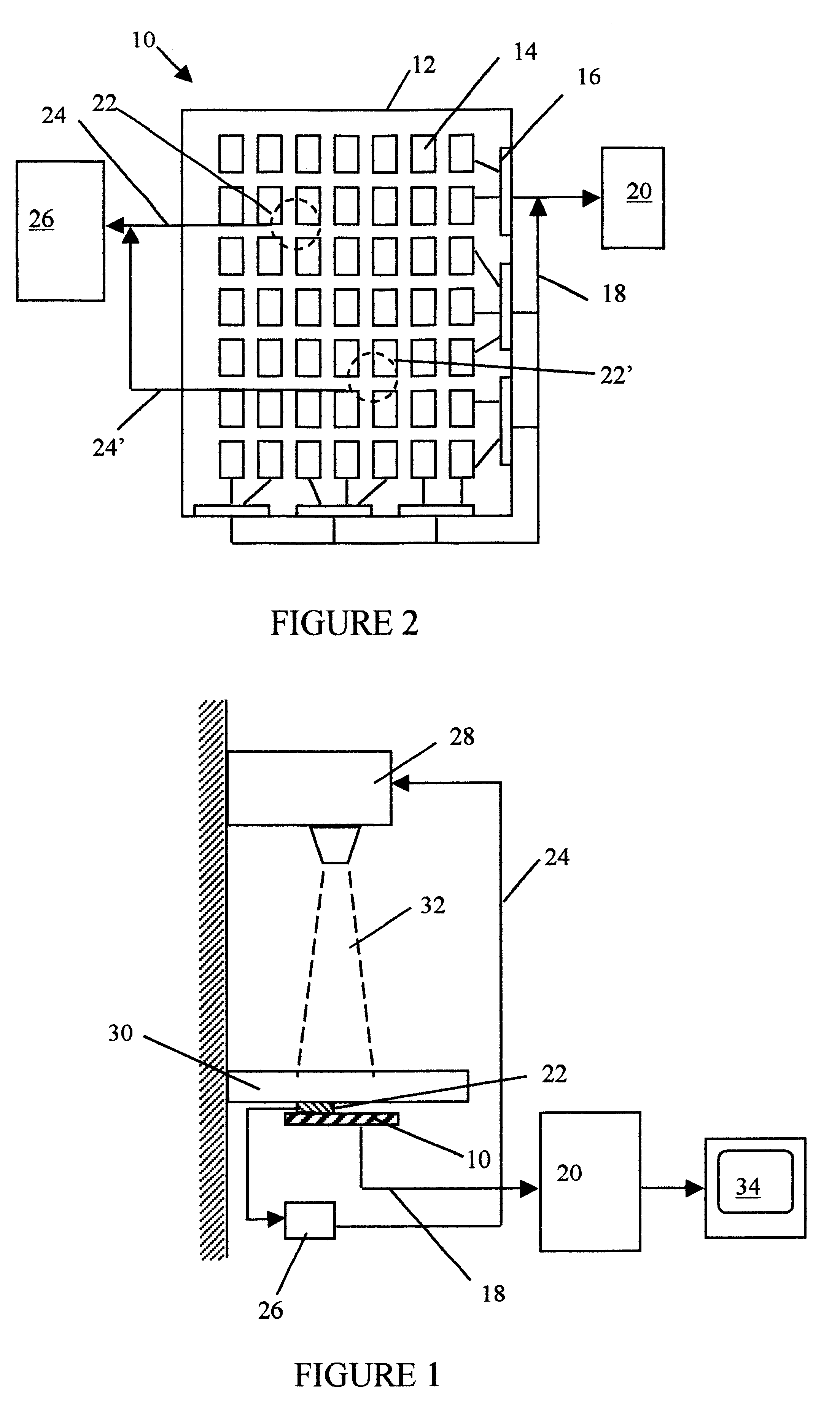 Radiogram showing location of automatic exposure control sensor