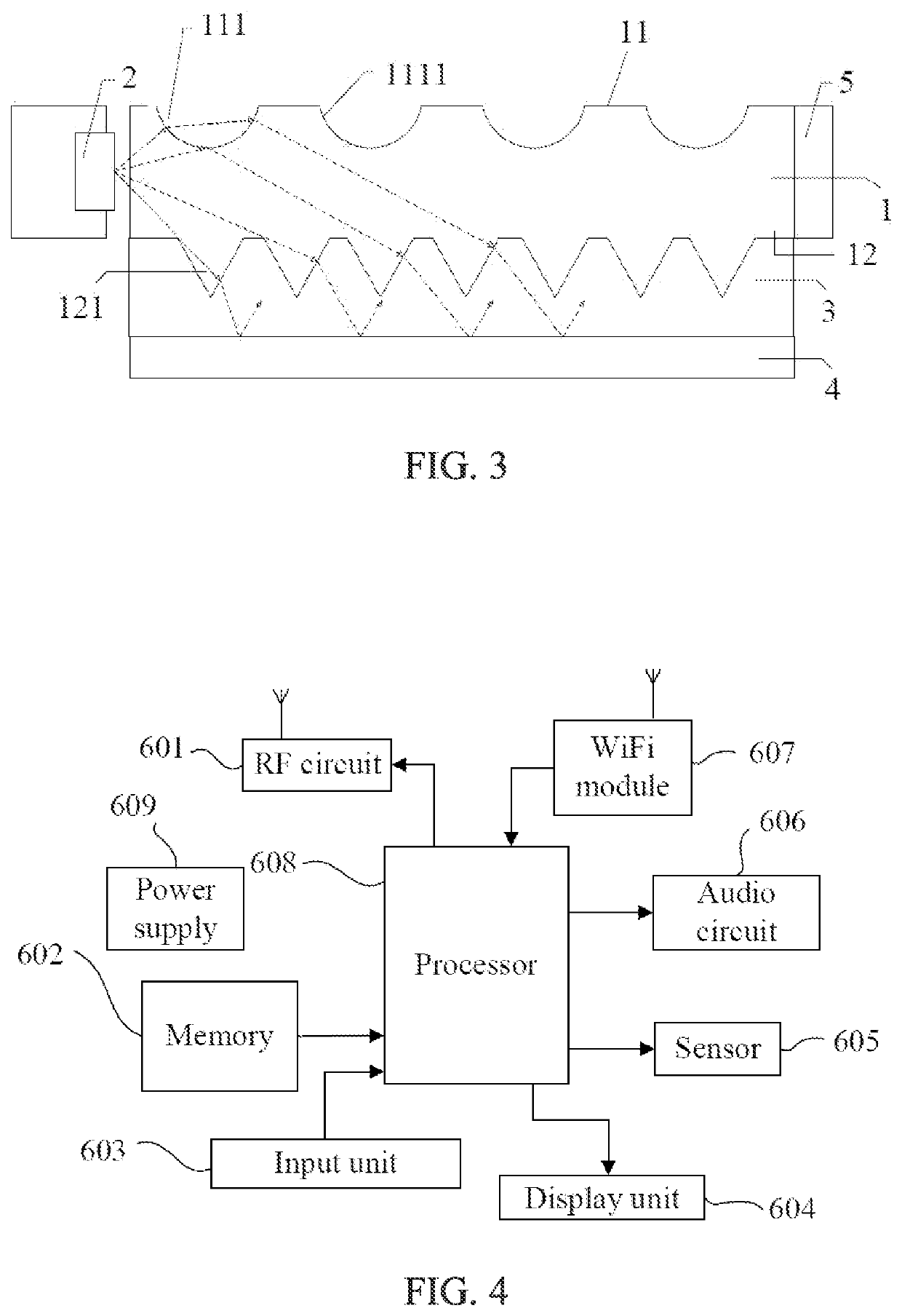 Light guide plate structure, display device and electronic device