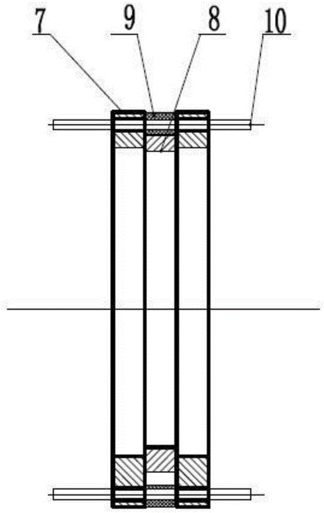 Novel stacked screw sludge dewatering machine and spiral shaft thereof