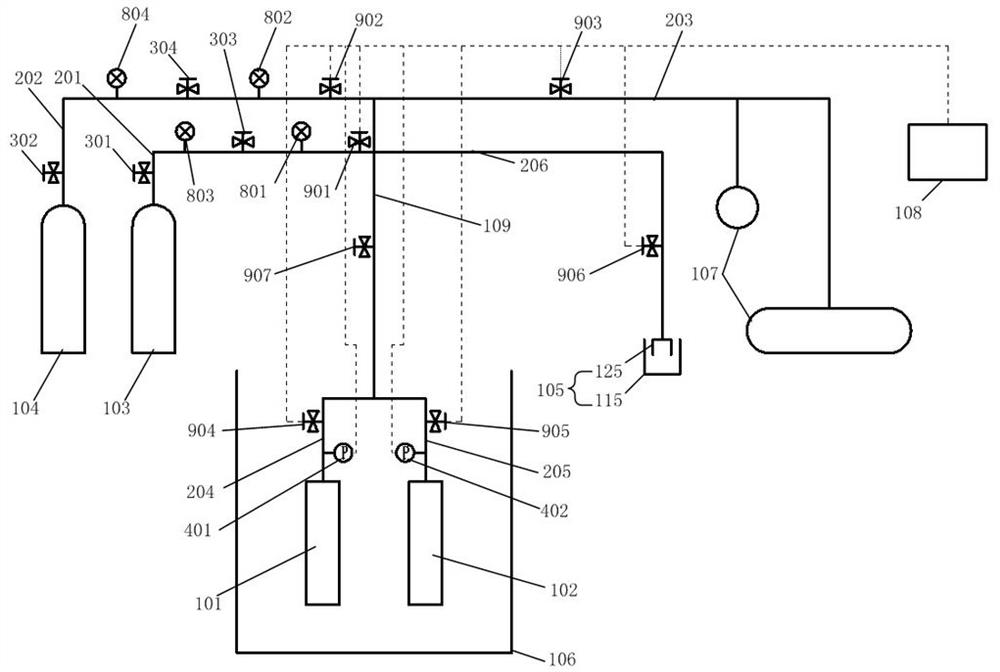 Coal sample gas constant-pressure adsorption and desorption rate testing device and method