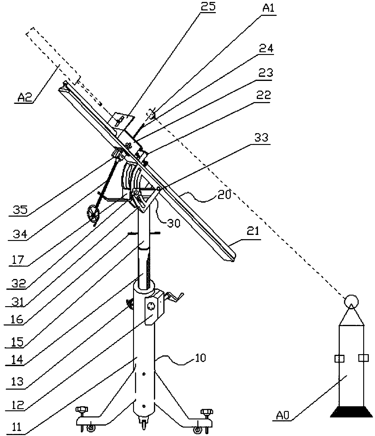 Guide tool for field calibration line displacement sensor