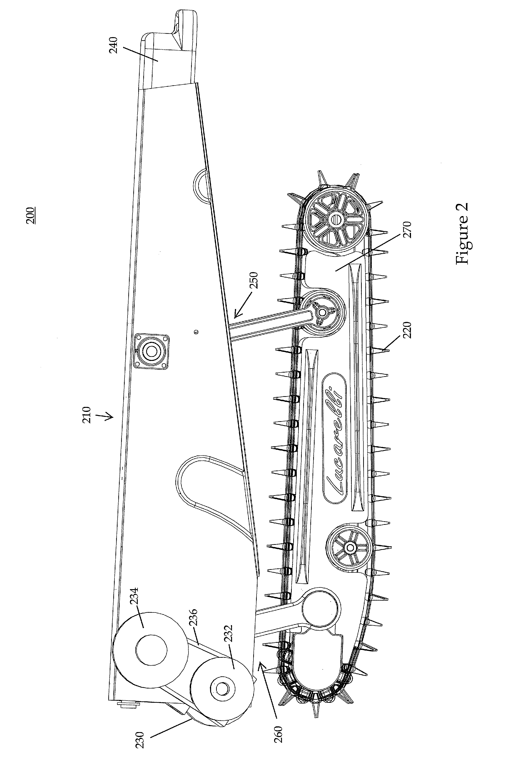 Snowmobile assembly