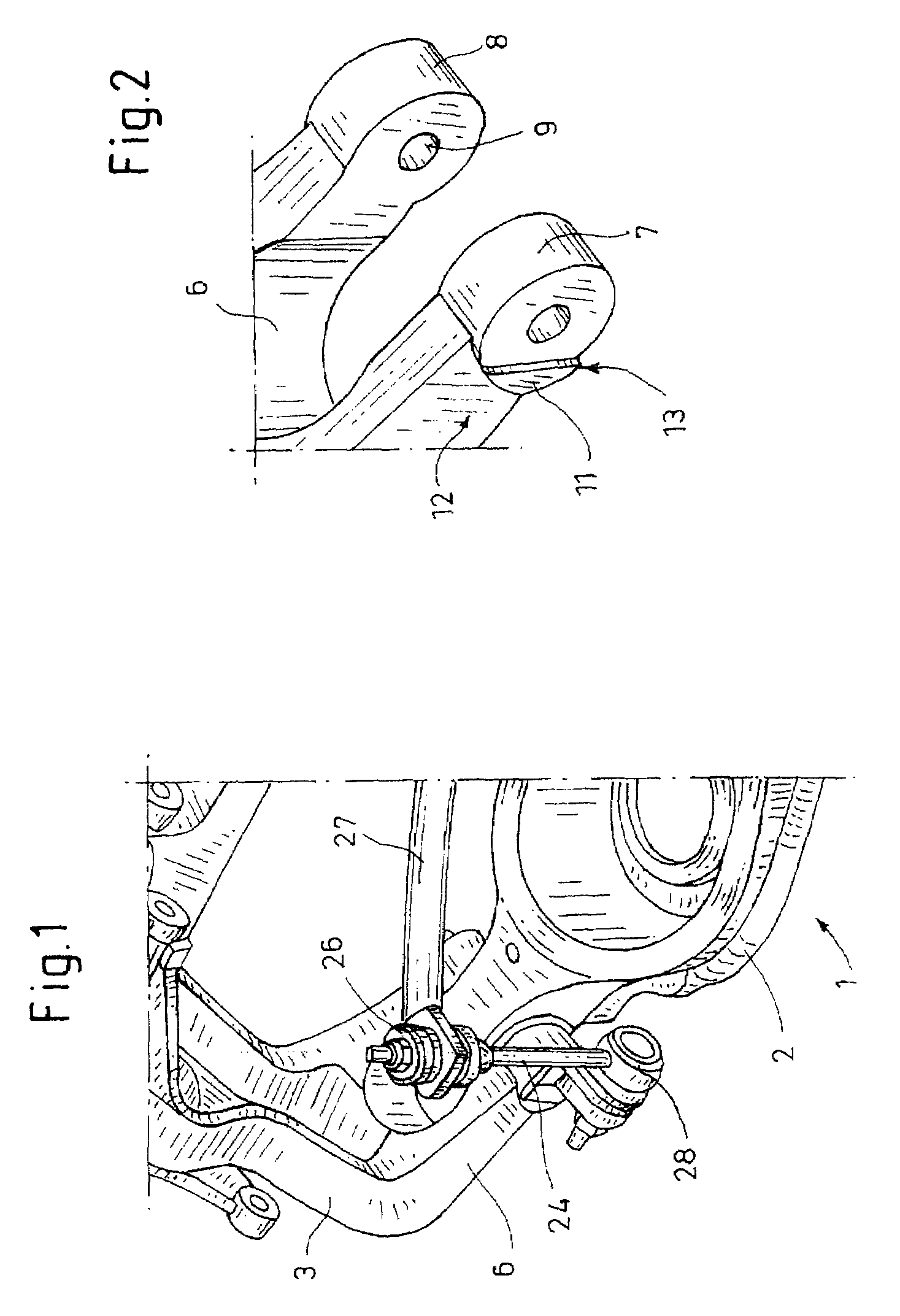 Wheel suspension