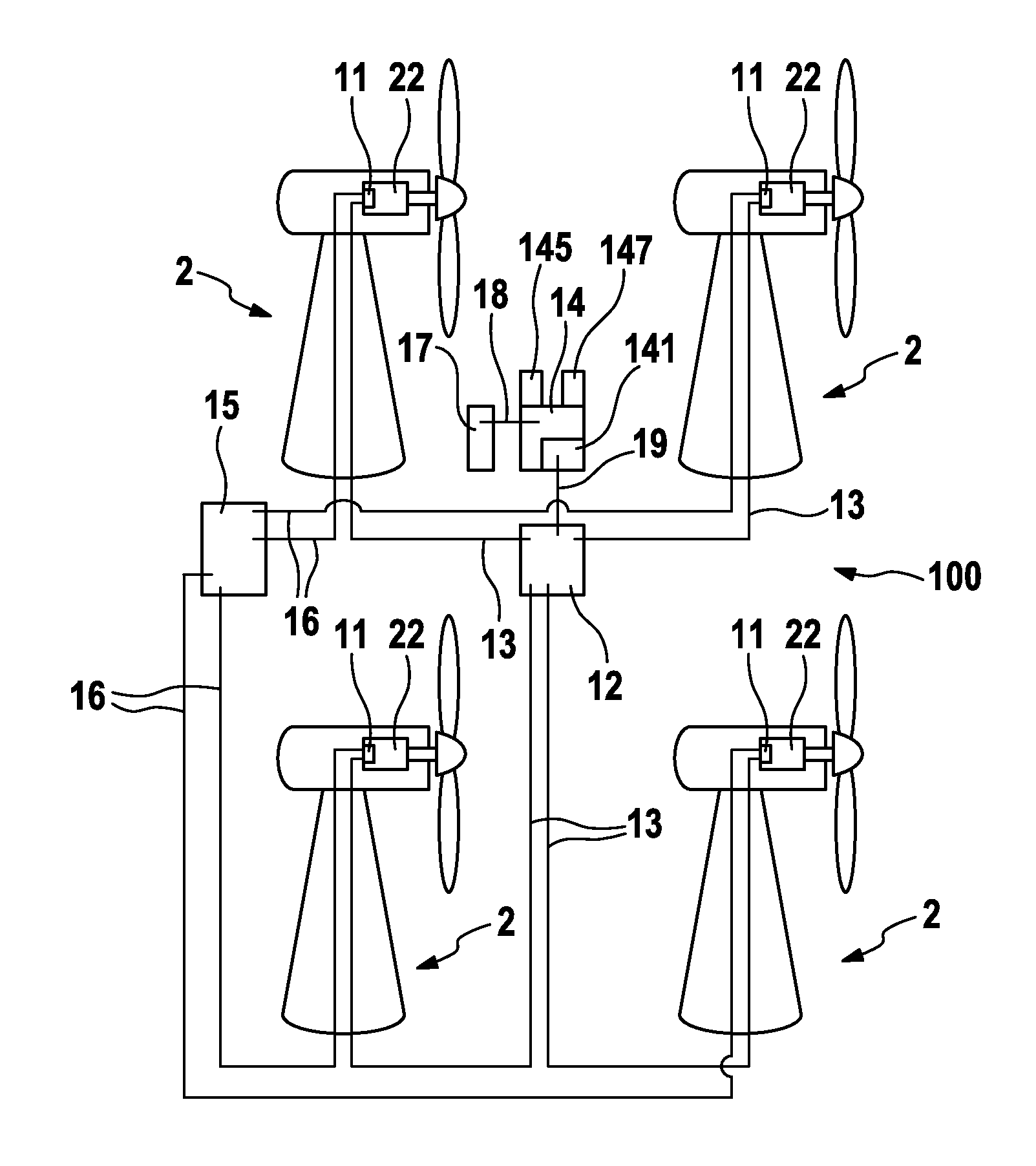 Wind turbine diagnostic device for generator components