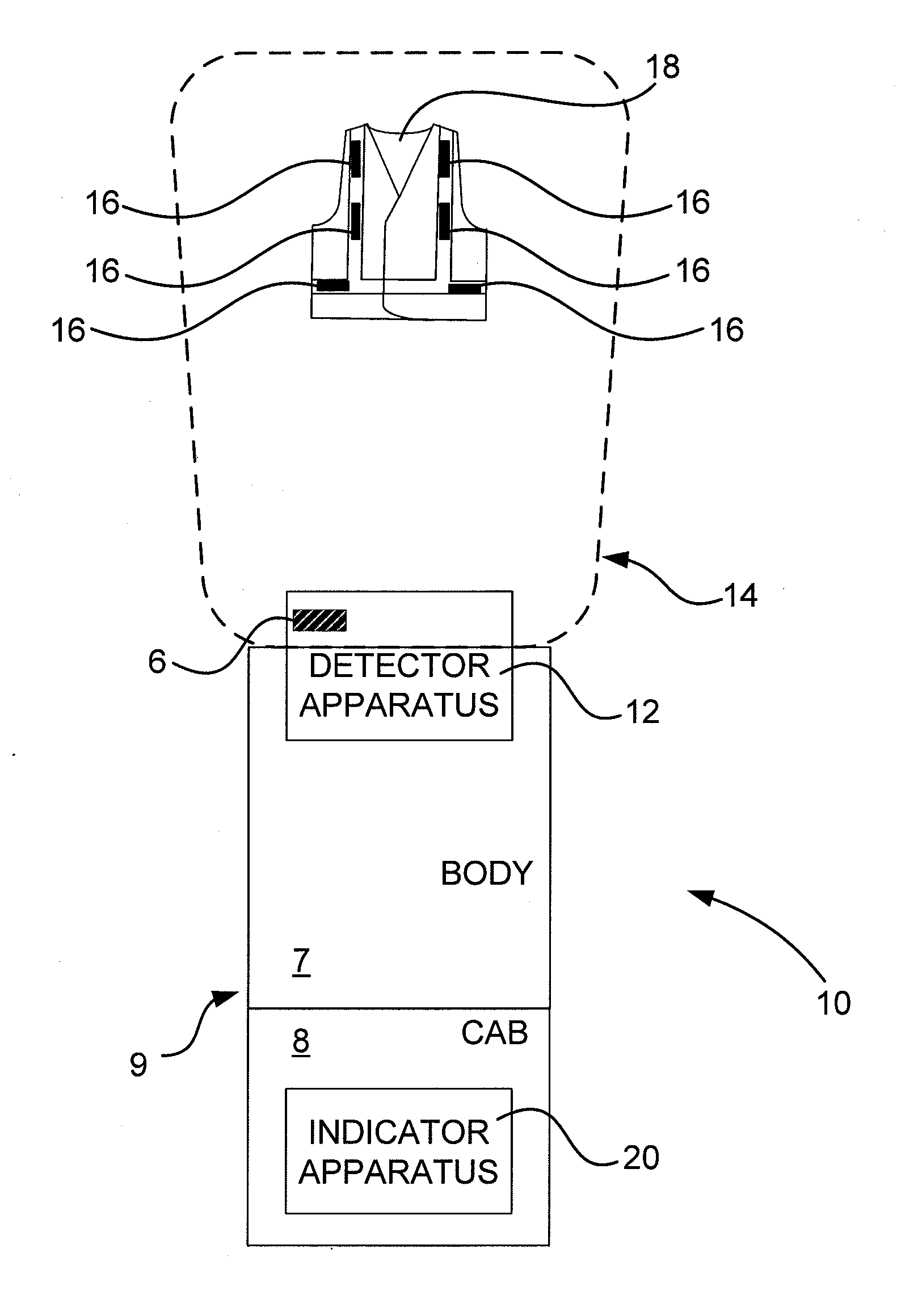 Radio-frequency identification (RFID) safety system