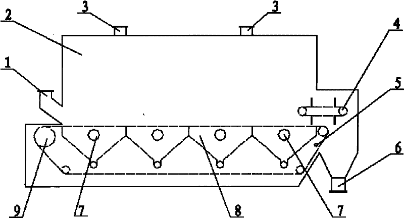 Mobile hot air distribution plate type fluidized bed dryer