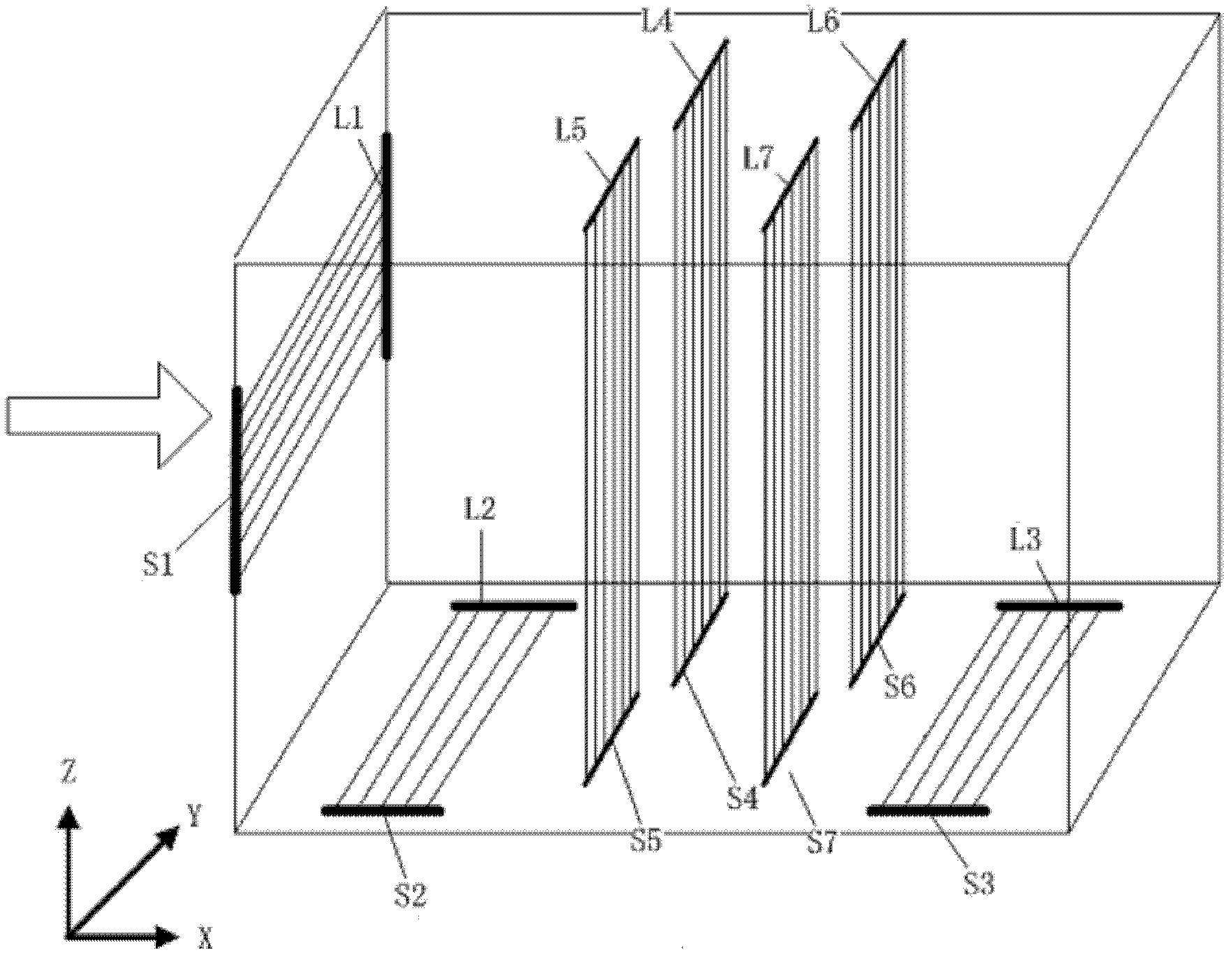 Light curtain-based vehicle size automatic measuring system and measuring method thereof