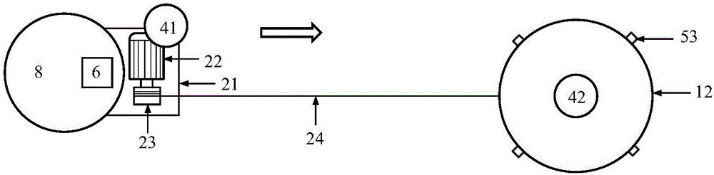 Device for measuring scouring depth of pier downstream river bed