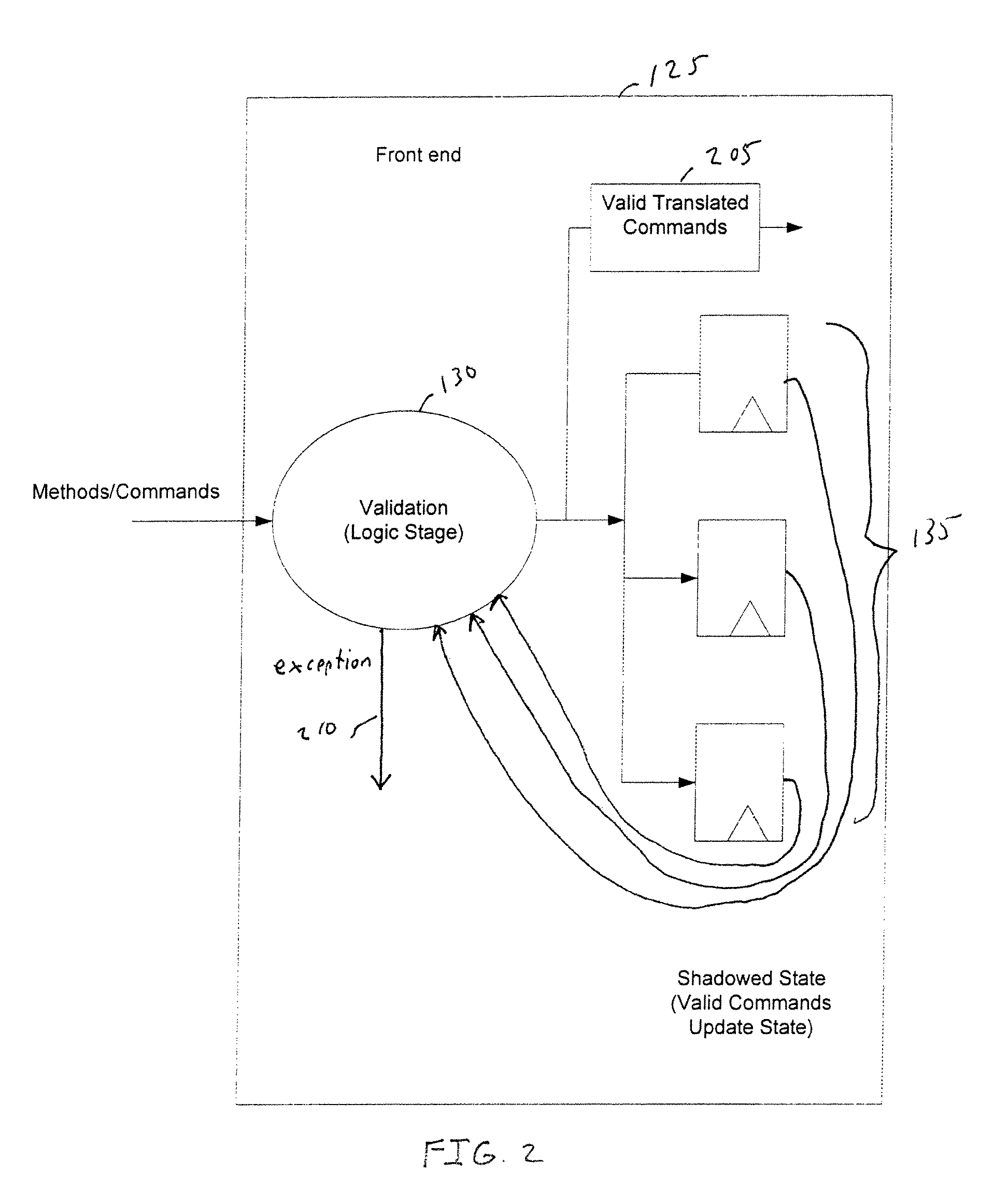 Graphics system with reduced shadowed state memory requirements