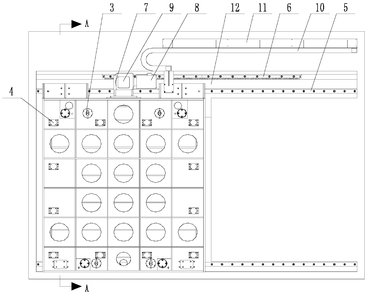 Air-tight door and sealing method for large-scale additive manufacturing