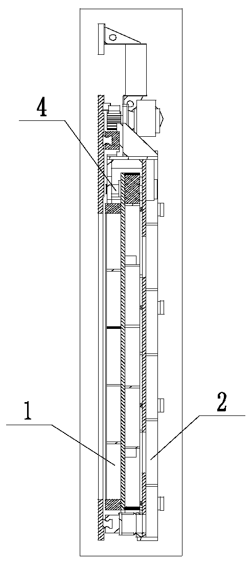 Air-tight door and sealing method for large-scale additive manufacturing