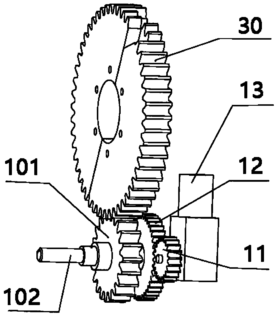 An electric manual double-driven middle stripping device for high-voltage conductors