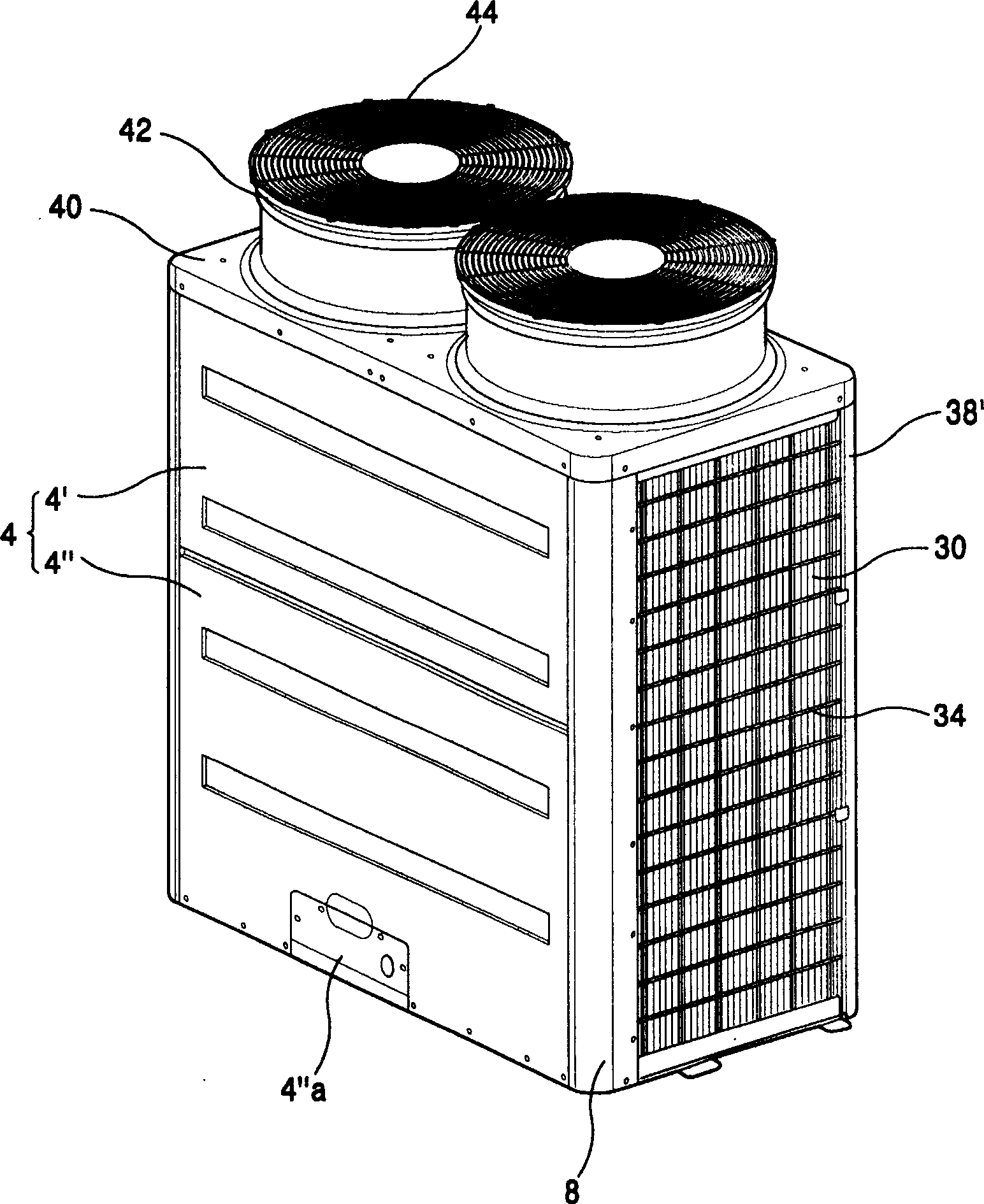 Outdoor unit of one dragging more air conditioner