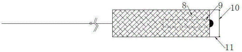 Device and method for measuring crustal stress through single drill hole