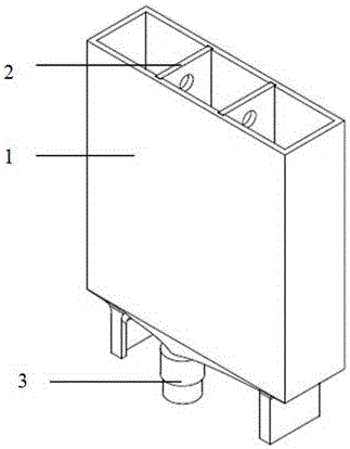 Acid adding funnel for lead-acid storage battery