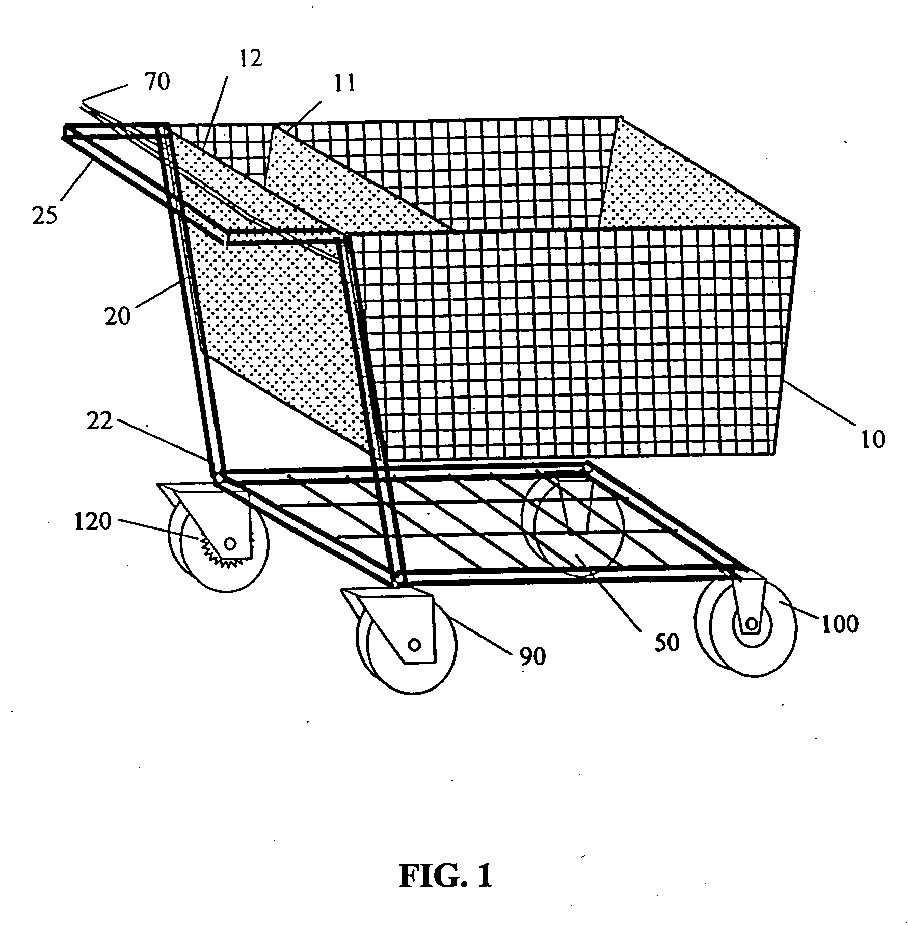 Hand deactivated shopping cart automatic braking system