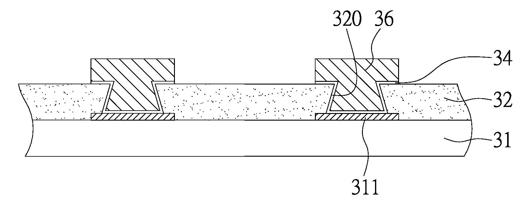 Circuit board surface structure