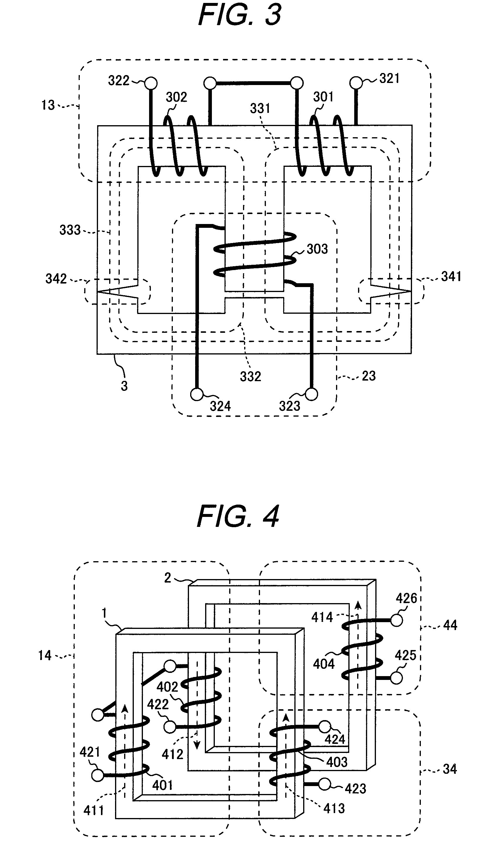 Complex inductor and power supply unit