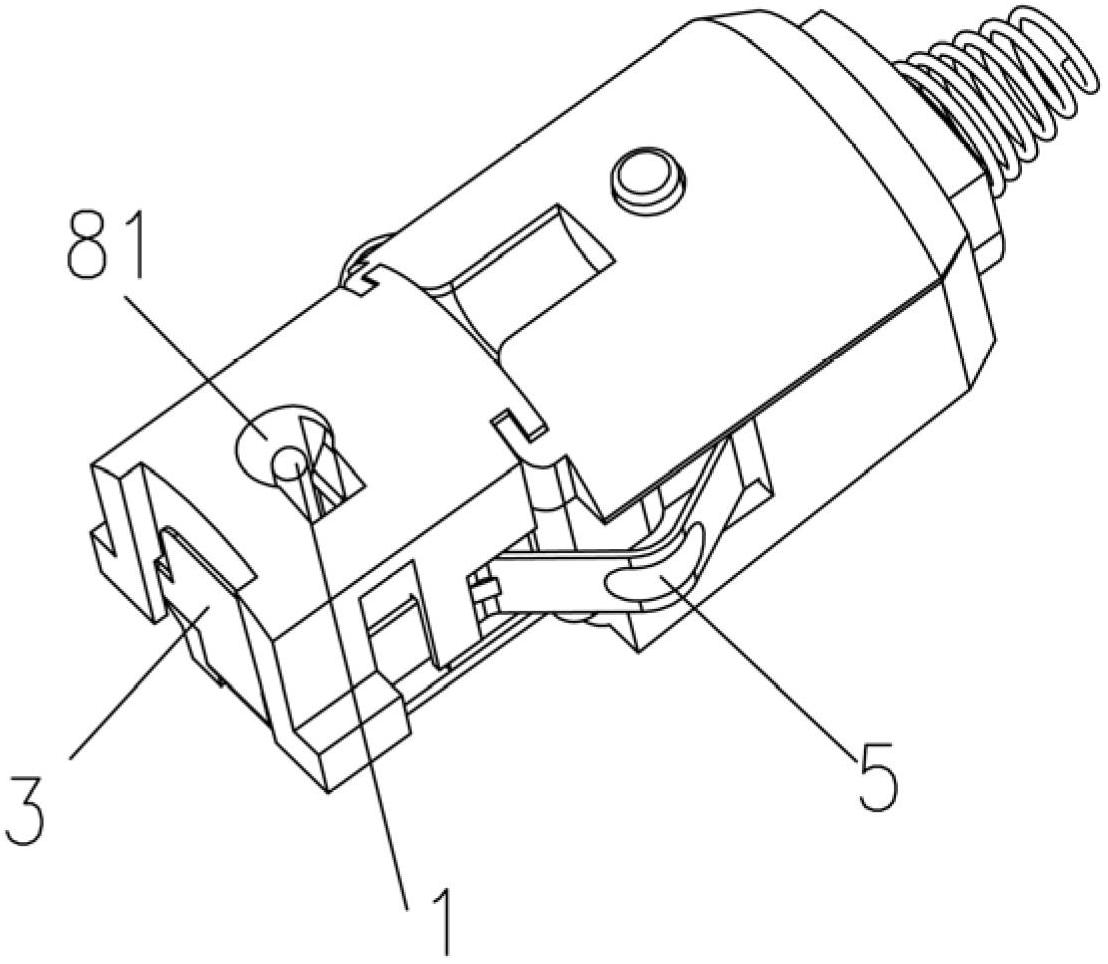 Charging socket and switch assembly