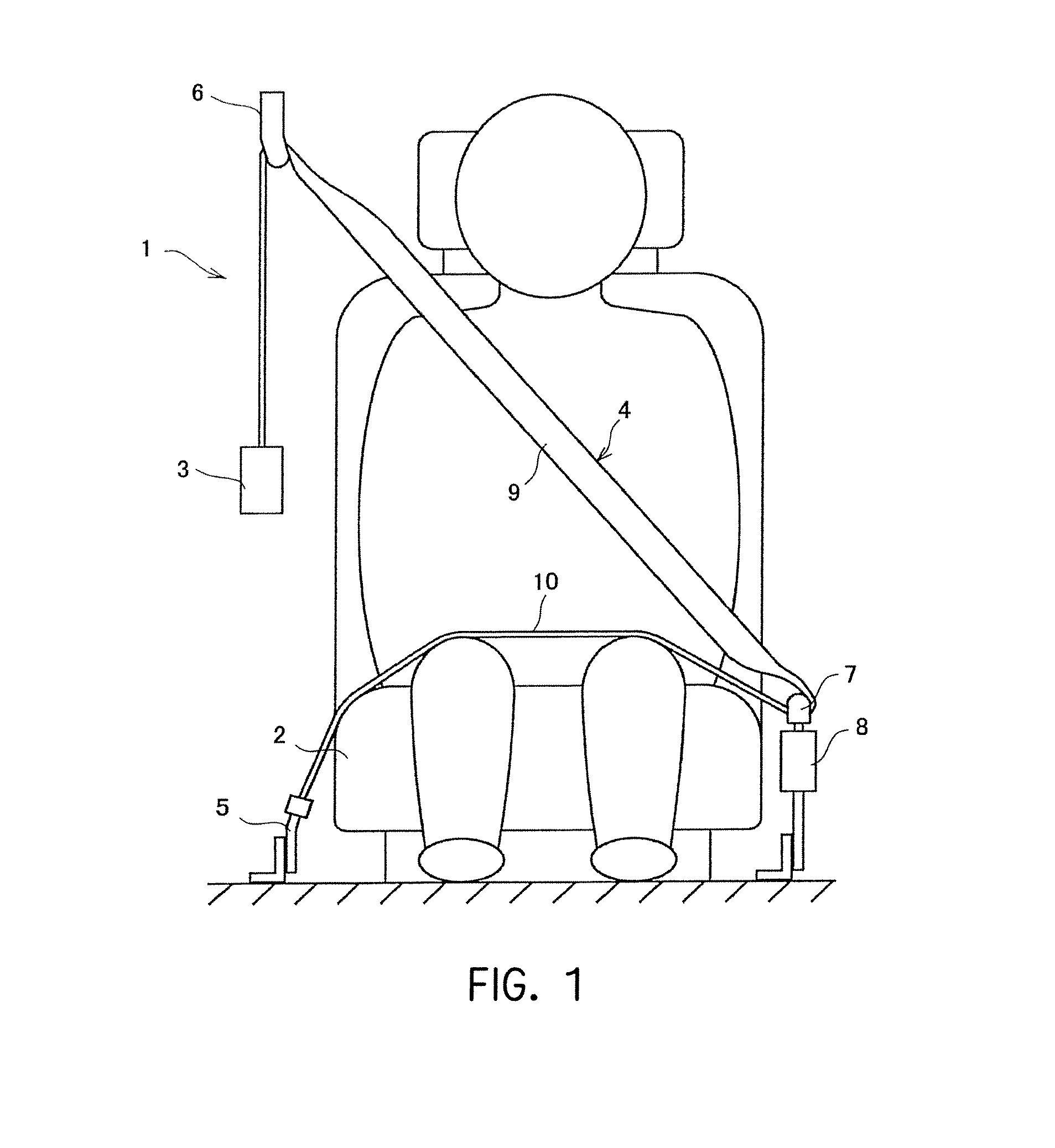 Tongue and seat belt apparatus using tongue