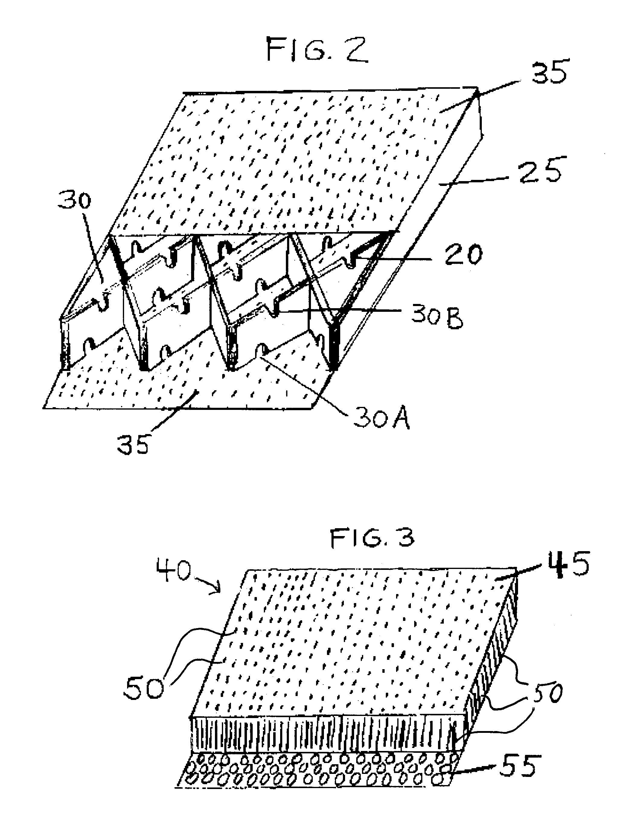 Fast drying, water permeable padding and immobilization apparatus and method thereof