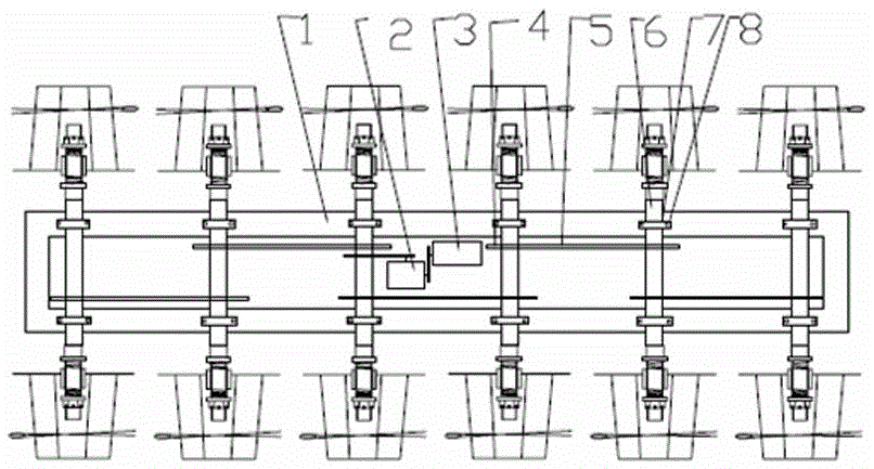 Multi-reel take-up machine