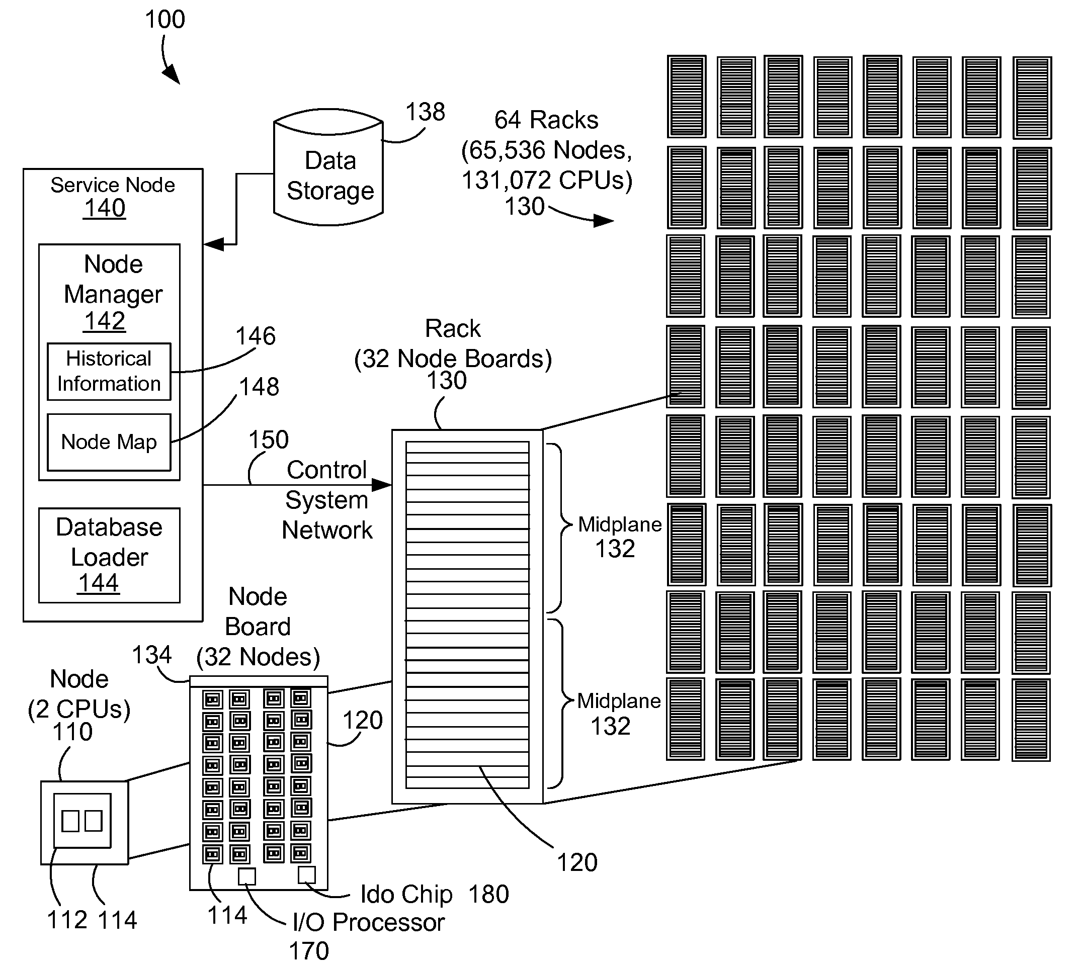 Inserting data into an in-memory distributed nodal database