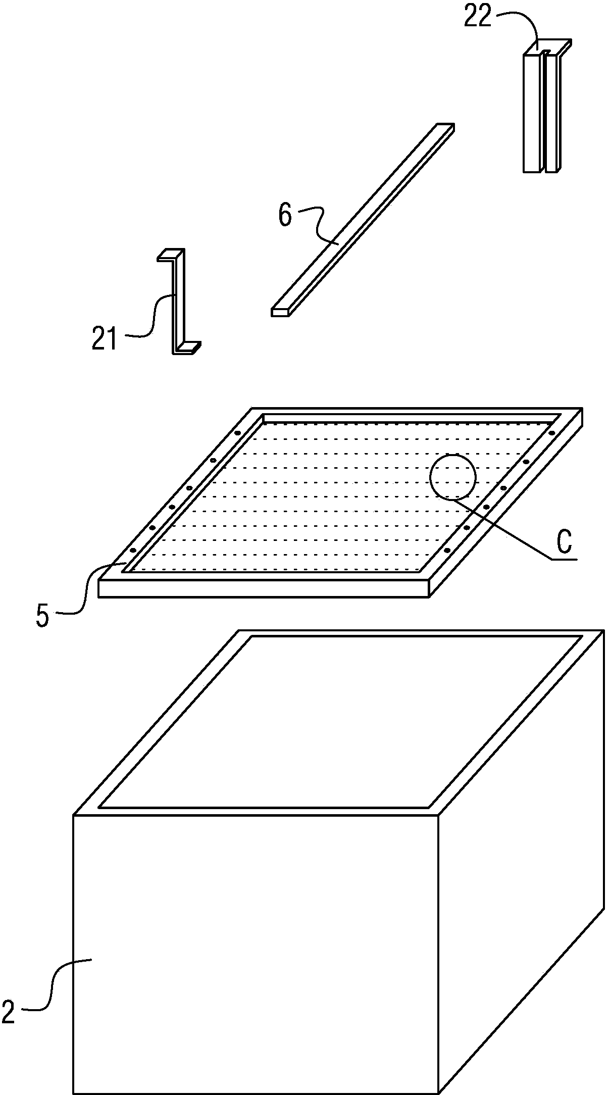 Rainfall analog method and device used for centrifugal model