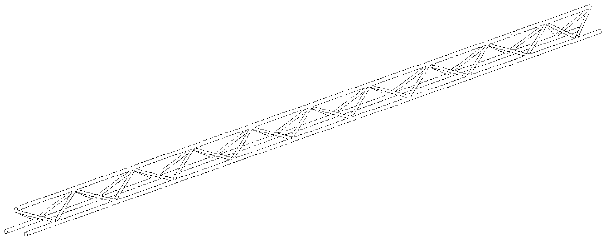 Precast concrete ultra-thin two-way load-bearing prefabricated reinforced truss composite floor