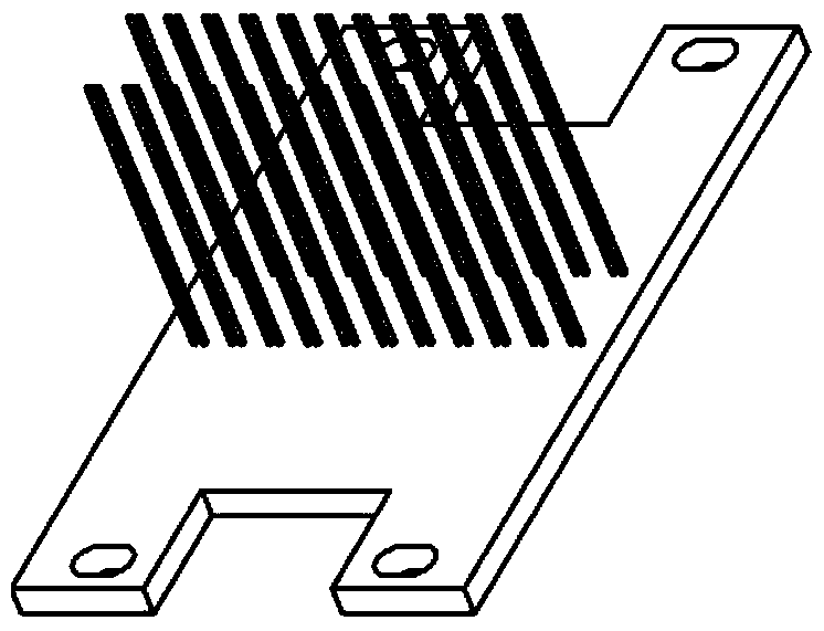 A wind power slip ring brush assembly integral forming device